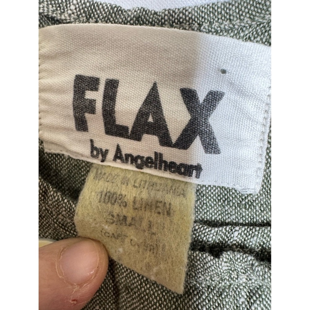Flax By Angelheart Women Linen Midi Overall Jumper Dress Sleeveless S Lagenlook - Picture 6 of 9